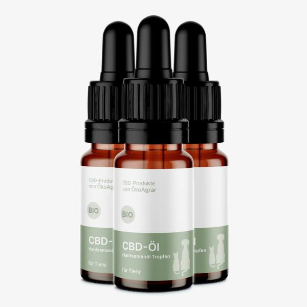 CBD Öl für Tiere 10% - 2 + 1 Gratis